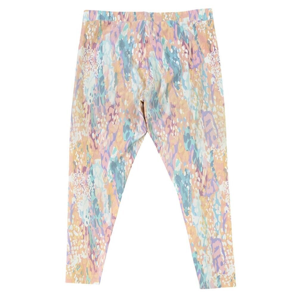 Soft Surroundings Have to Have Multicolor Paint Splatter Leggings Colorful - Picture 3 of 10